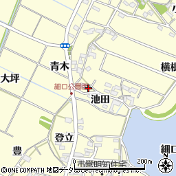 愛知県みよし市明知町池田25周辺の地図
