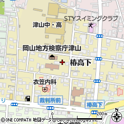 岡山県津山市椿高下50-2周辺の地図