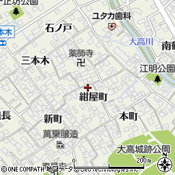 愛知県名古屋市緑区大高町紺屋町32周辺の地図