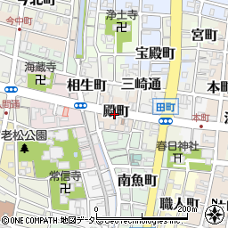 三重県桑名市殿町周辺の地図