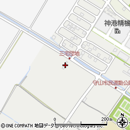 滋賀県守山市三宅町174-1周辺の地図