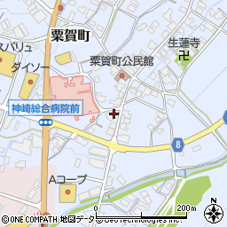 兵庫県神崎郡神河町粟賀町313周辺の地図