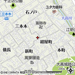 愛知県名古屋市緑区大高町紺屋町11周辺の地図