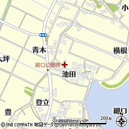 愛知県みよし市明知町池田107周辺の地図