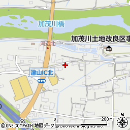 岡山県津山市河辺695周辺の地図