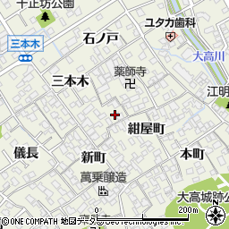 愛知県名古屋市緑区大高町紺屋町11-4周辺の地図