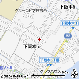 樹楽　デイサービス比叡山坂本周辺の地図