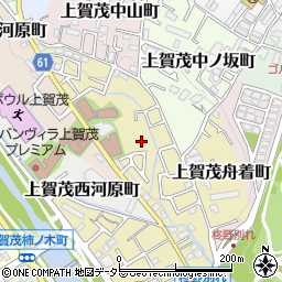 京都府京都市北区上賀茂馬ノ目町周辺の地図