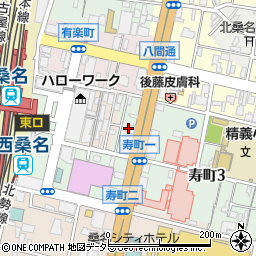 理研産業補聴器センター　桑名店周辺の地図