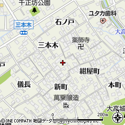 愛知県名古屋市緑区大高町三本木20周辺の地図