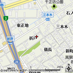 愛知県名古屋市緑区大高町折戸周辺の地図