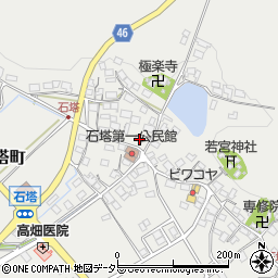 滋賀県東近江市石塔町810周辺の地図