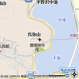 京都府亀岡市馬路町呉弥山周辺の地図