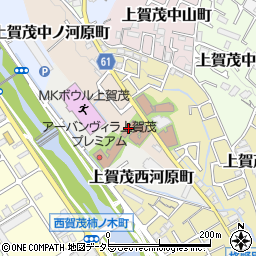 上賀茂ハイツ周辺の地図