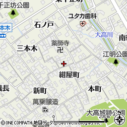 愛知県名古屋市緑区大高町紺屋町2周辺の地図