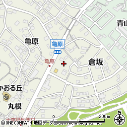 愛知県名古屋市緑区倉坂21-1周辺の地図