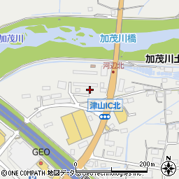 岡山県津山市河辺724周辺の地図