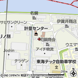 愛知県東海市南柴田町ロノ割周辺の地図