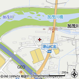 岡山県津山市河辺725周辺の地図