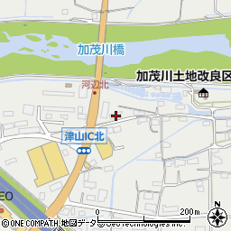 岡山県津山市河辺712周辺の地図