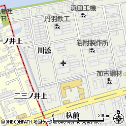 江洲産商株式会社　大高工場周辺の地図