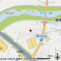 岡山県津山市河辺726周辺の地図
