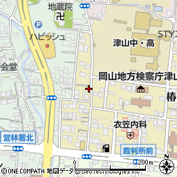 岡山県津山市椿高下24-5周辺の地図