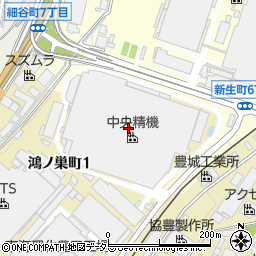 中央精機株式会社豊田工場事業所技術・生産管理部生産管理室周辺の地図