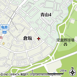 愛知県名古屋市緑区倉坂44-3周辺の地図
