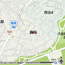 愛知県名古屋市緑区倉坂401-2周辺の地図