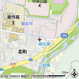 岡山県津山市北町13周辺の地図