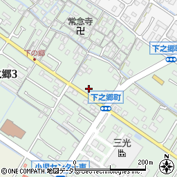 滋賀県守山市下之郷周辺の地図