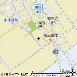滋賀県蒲生郡竜王町川守572周辺の地図