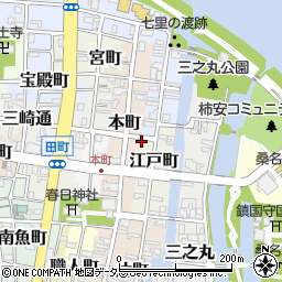 俵寿司周辺の地図