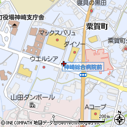 福崎警察署粟賀交番周辺の地図