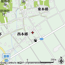 愛知県豊明市沓掛町西本郷114-2周辺の地図
