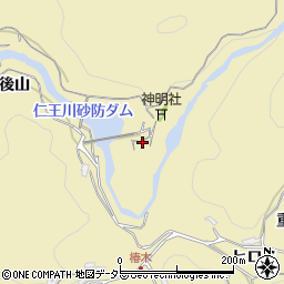 愛知県豊田市豊松町宮川周辺の地図