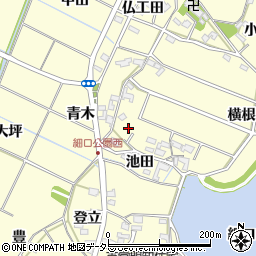 愛知県みよし市明知町池田29-3周辺の地図