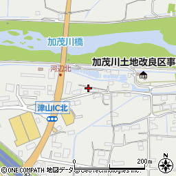 岡山県津山市河辺707周辺の地図