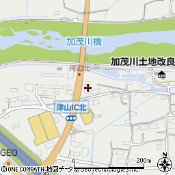 岡山県津山市河辺717周辺の地図