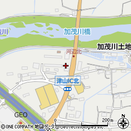 岡山県津山市河辺721周辺の地図