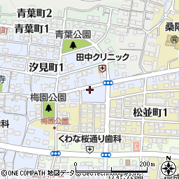 三重県桑名市梅園通周辺の地図