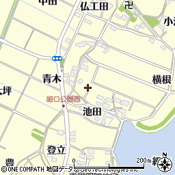 愛知県みよし市明知町池田29-2周辺の地図