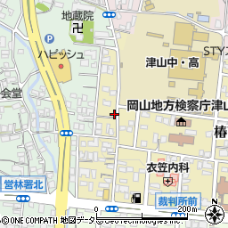 岡山県津山市椿高下24-11周辺の地図