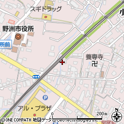 滋賀県野洲市小篠原1395周辺の地図