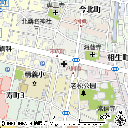三重県桑名市八間通周辺の地図