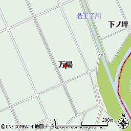 愛知県豊明市沓掛町万場周辺の地図