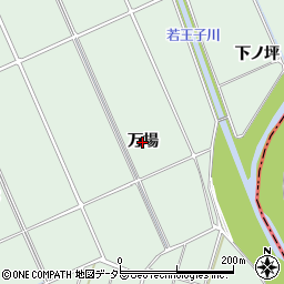 愛知県豊明市沓掛町（万場）周辺の地図