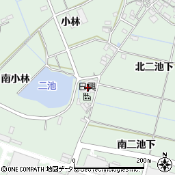 愛知県みよし市打越町南小林周辺の地図