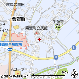 兵庫県神崎郡神河町粟賀町309周辺の地図